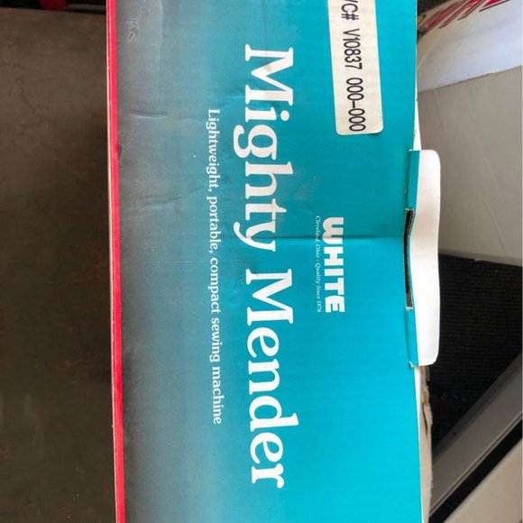 Brand New White Mighty Mender Sewing Machine - Picture 3 of 3